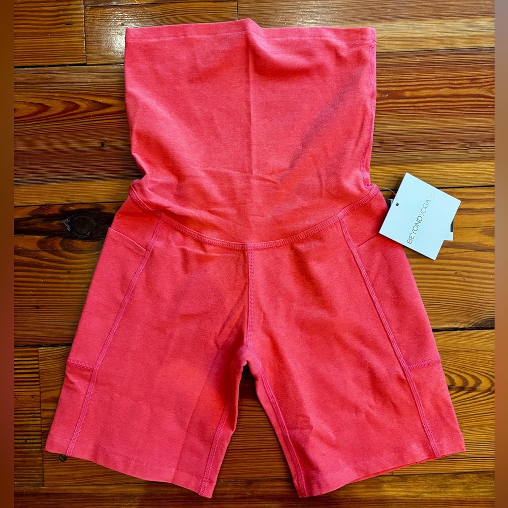 NWT Beyond Yoga Maternity Biker Short